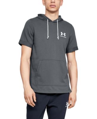 ua sportstyle short sleeve hoodie