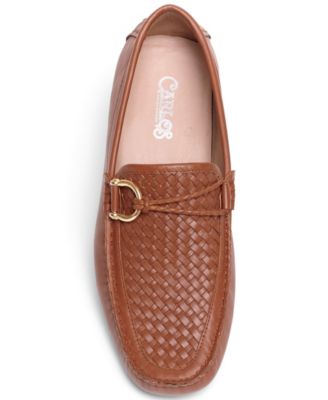 Men's Malone Interweave Leather Slip-On Driving Loafers