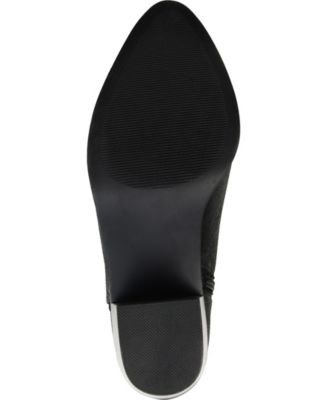 Women's Tessa Scalloped Block Heel Booties