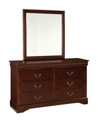 Standard Furniture - Lewiston Dresser, Dark Cherry Brown