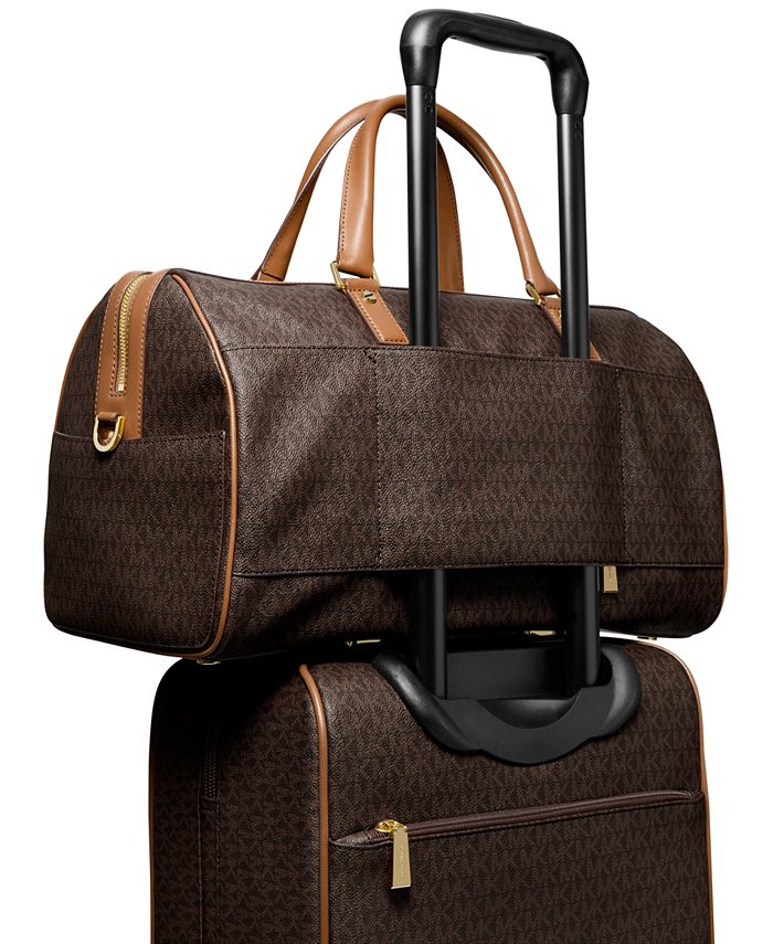 Michael Kors Signature Leather Bedford Travel Extra Large Duffel