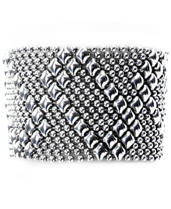 SG Liquid Metal - B46-AS Silver Mesh Bracelet
