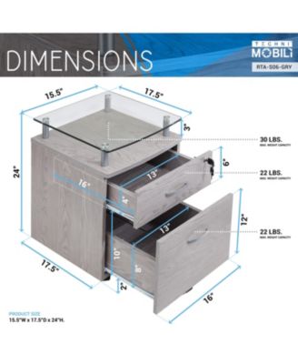 Techni Mobili File Cabinet
