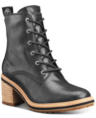 timberland high heel boots womens