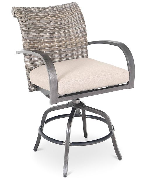 Pacific Casual Cane Estates Swivel Stool Reviews Furniture