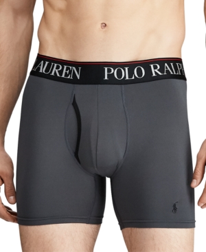 Polo Ralph Lauren Men's 3-Pk 4-d Flex Cool Microfiber Boxer Briefs