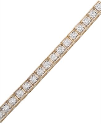 Diamond Miracle Plate Tennis Bracelet (1 ct. t.w.) in 10k Gold or White Gold