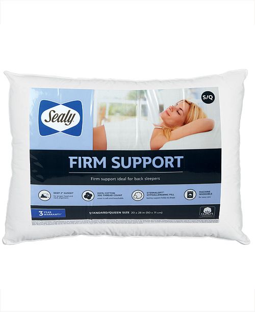Sealy 100 Cotton Firm Support Standard Queen Pillow Reviews