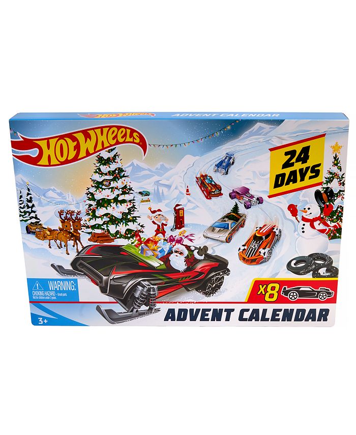 Hot Wheels CLOSEOUT! Advent Calendar Vehicles Macy's