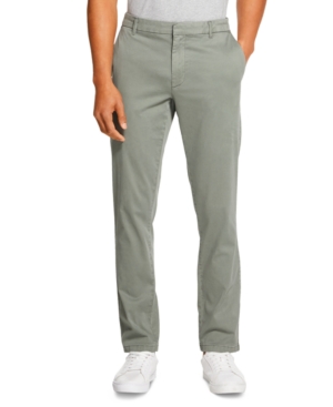 Dkny Men's Bedford Slim-straight Fit Performance Stretch Sateen Pants In Agave Green