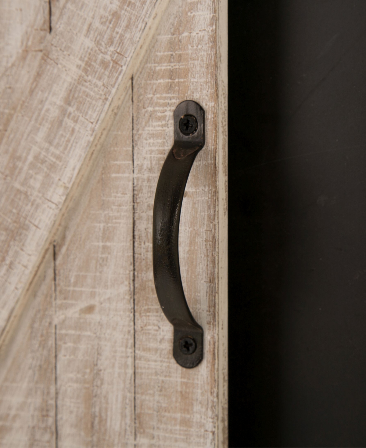 Glitzhome Farmhouse Wooden Chalkboard Barn Door