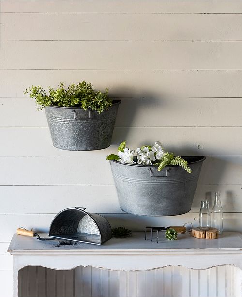 Vip Home Garden 3 Piece Metal Wall Planters Reviews All