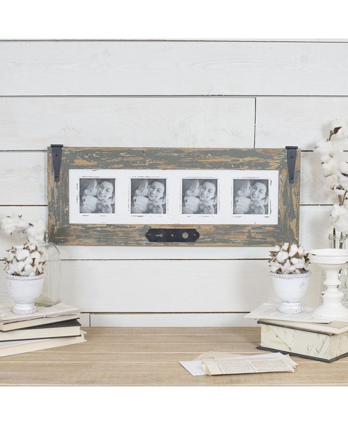 VIP Home & Garden Antique Wood Quad Picture Frame Macy's