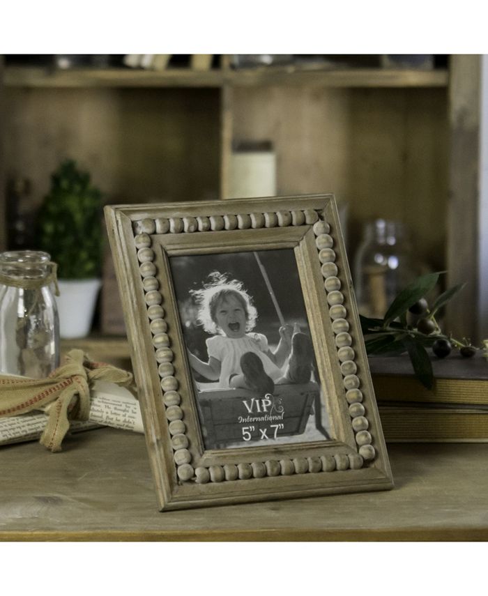 VIP Home & Garden 5" x 7" Wood Rectangular Photo Frame Macy's