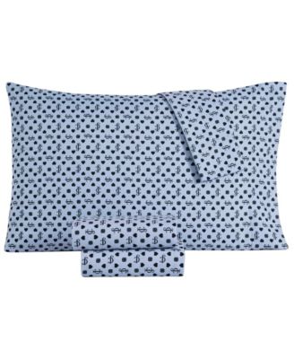 Juicy Couture - Key Iconic 4-Piece Queen Microfiber Sheet Set