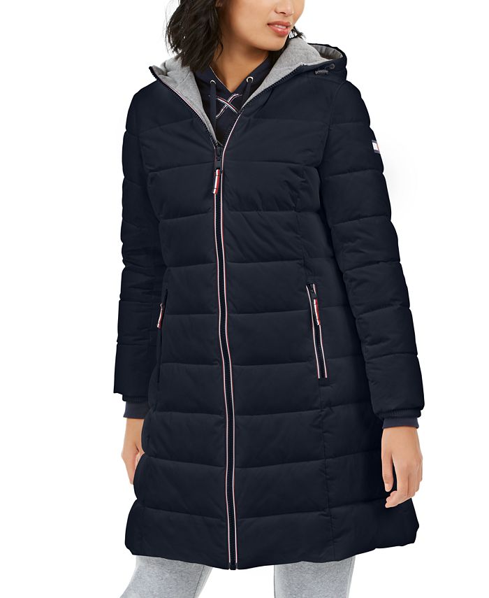 Hilfiger Women's Hooded Coat & Reviews Coats & Jackets - Women - Macy's