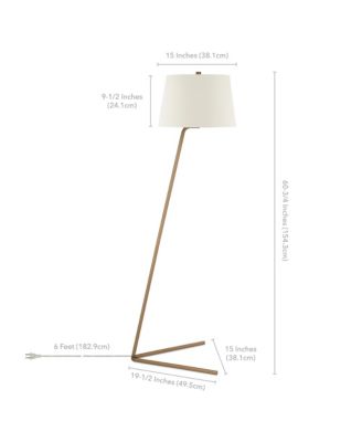 Markos Floor Lamp In Brass