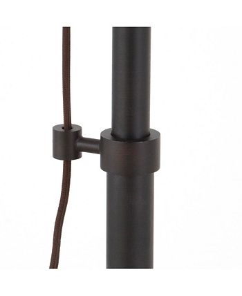 Hudson & Canal - Descartes Floor Lamp In Blackened Bronze With Pulley System