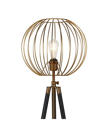 Hudson & Canal - Paramon Floor Lamp In Antique Brass