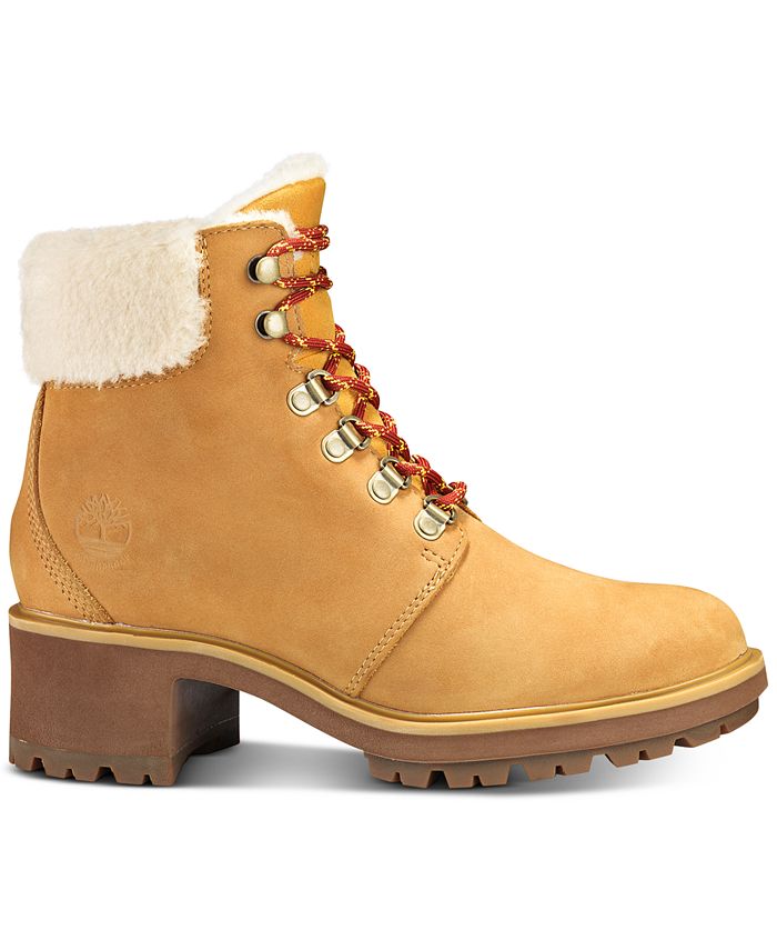 Timberland Women's Kinsley Hiker Waterproof Leather Lug Sole Boots