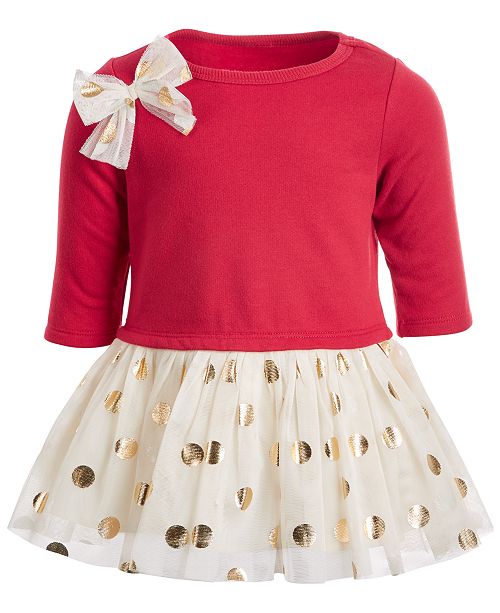 Baby Girls Polka Dot Tutu Dress Created For Macy S