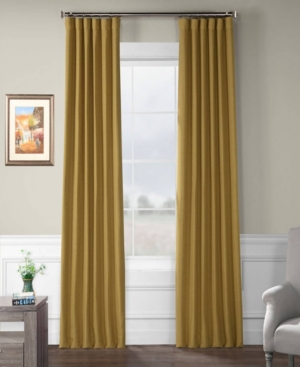 Exclusive Fabrics & Furnishings Bellino Blackout Panel, 108" X 50" In Gold