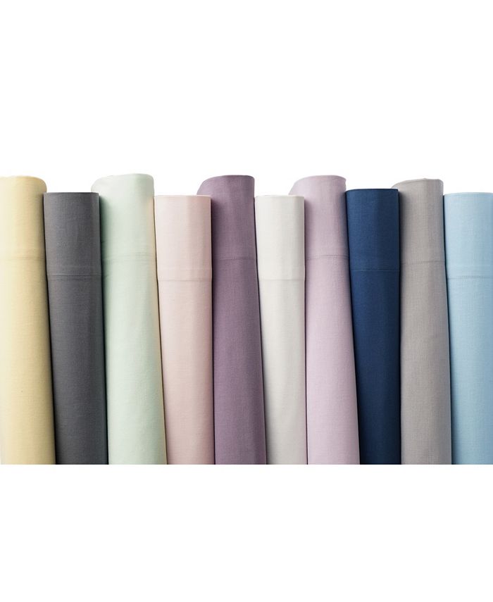 Addy Home Fashions Addy Home 4 Piece Solid Cotton Percale Sheet Set, King Macy's