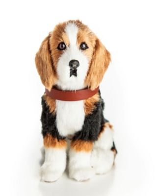 The Queen's Treasures 18" Doll Pet Beagle Puppy Dog with Collar and Leash Accessory Sized for Use with Dolls