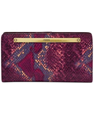 Fossil Wallet Fossil Women's Liza Leather Multifunction Bifold