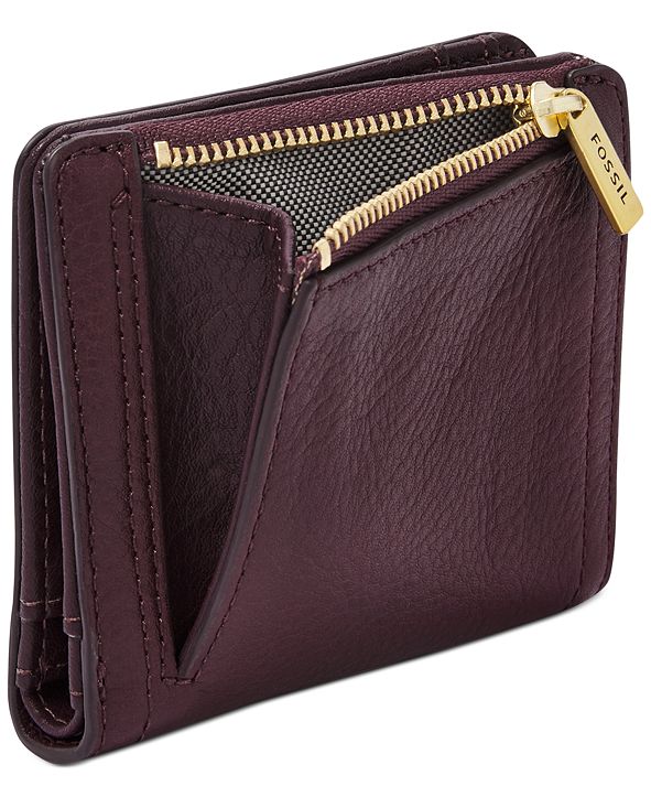 Fossil RFID Logan Leather Bifold Wallet & Reviews Handbags