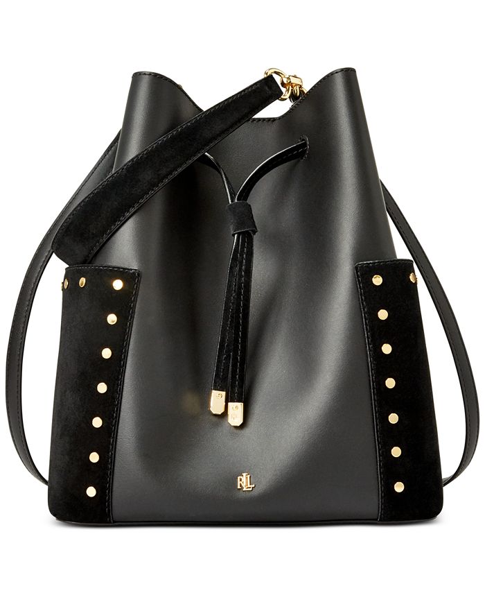 Lauren Ralph Lauren Smooth Leather Debby Drawstring Macy's