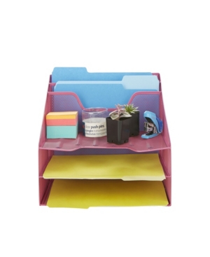 Mind Reader 5 Tray Desk Organizer Document Holder