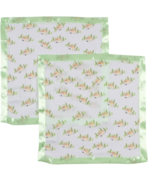Miracle Baby Boys and Girls Muslin Security Blanket - Pack of 2