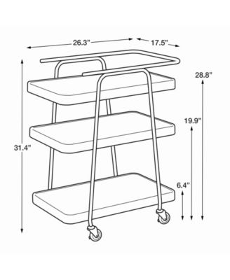 Cosco Stylaire 3 Tier Serving Cart