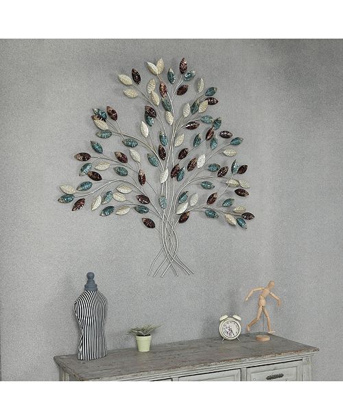 Luxen Home Metal Tree Wall Decor Reviews All Wall Decor Home