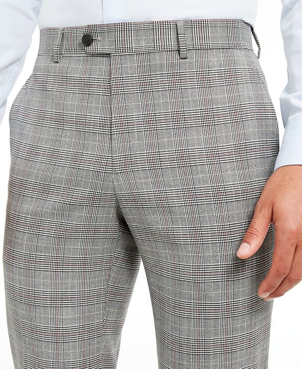 Bar III Men's SlimFit Active Stretch Performance Black/White