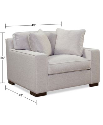 Furniture CLOSEOUT! Bangor 49" Chair and a Half, Created for Macy's