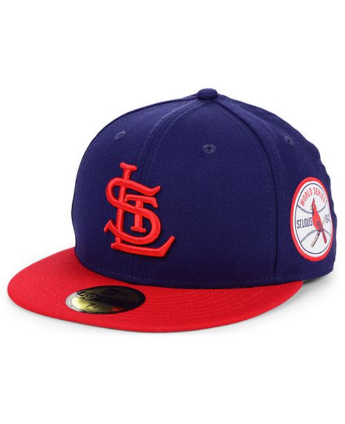 New Era St Louis Cardinals World Series Patch 59fifty Fitted Cap Reviews Sports Fan Shop By Lids Men Macy S