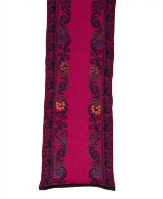 Women's Embroidered Alpaca-Wool Anastasia Scarf