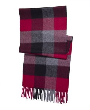 Women's Alpaca-Wool Buffalo Check Scarf