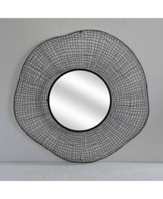 Luxen Home Metal Wire Frame Wall Mirror