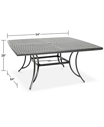 Agio - Vintage II 64" x 64" Outdoor Dining Table, Created For Macy's