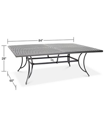Agio - Vintage II 84" x 60" Outdoor Dining Table, Created For Macy's