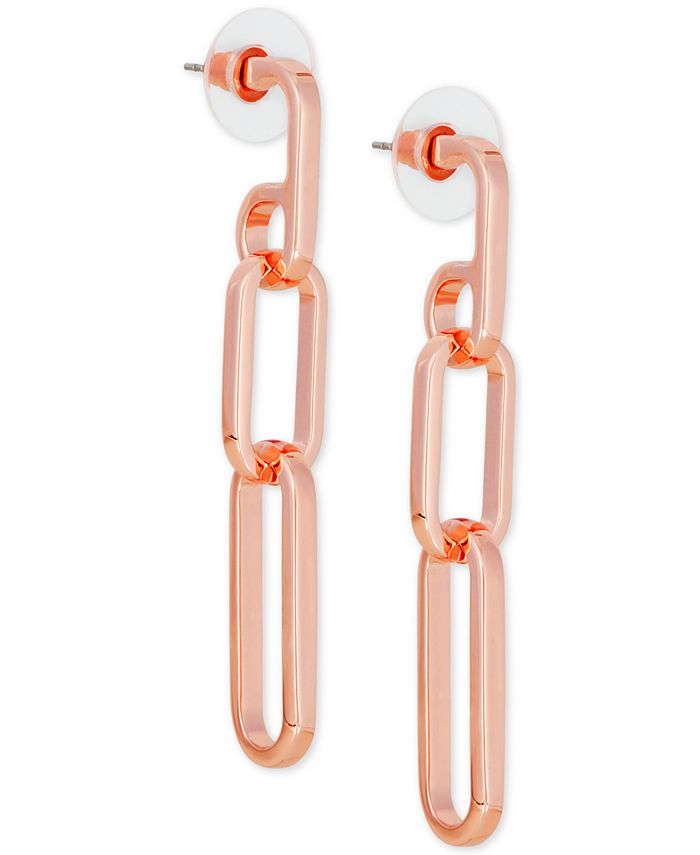 GUESS Link Drop Earrings Macy's