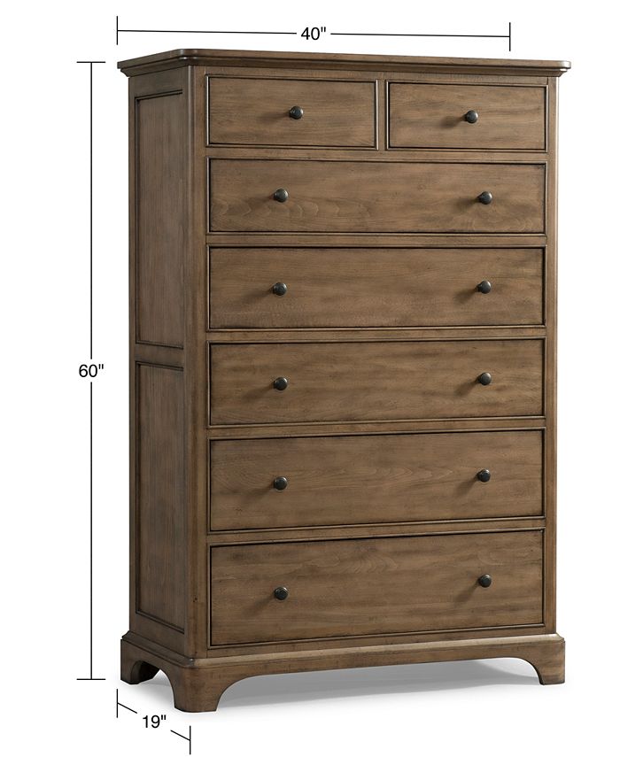 Furniture Gunnison Solid Wood Chest Macy's
