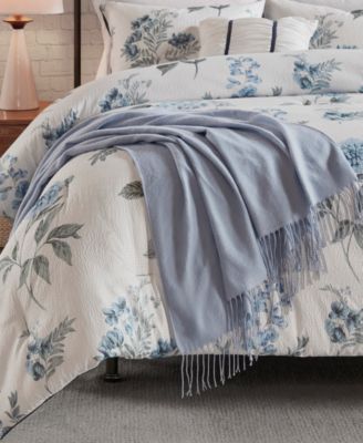 Zennia Seersucker 7-Pc. Comforter Set, Full/Queen