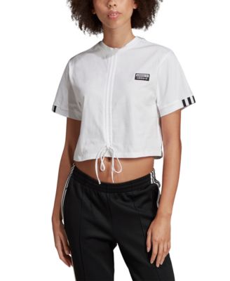 adidas ruched tee