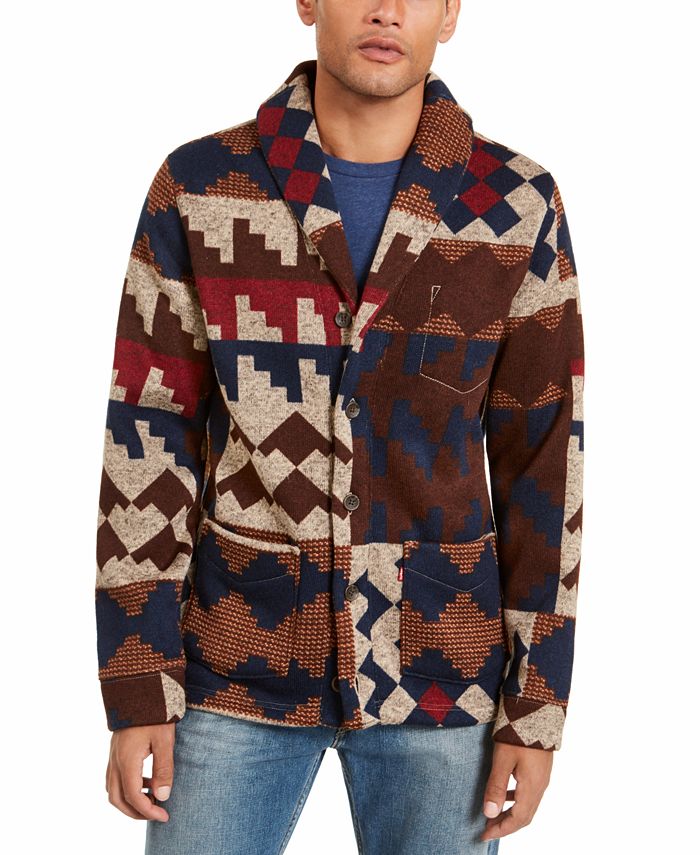 Levi's Men's Western Cardigan Sweater - Macy's