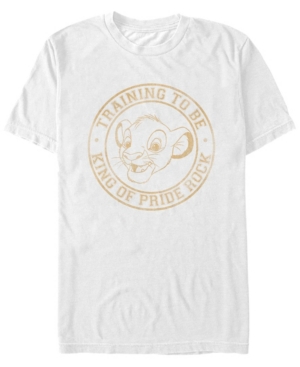 Disney Men's Lion King Simba King In Training Short Sleeve T-Shirt