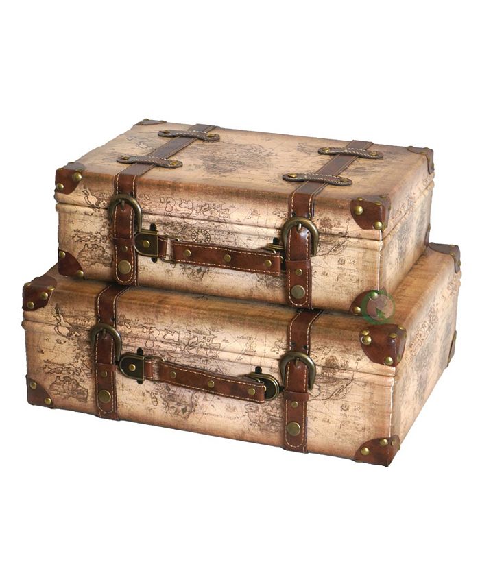 Vintage top inspired suitcase